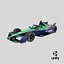 Carro de corrida Envision Racing Formula E Team 2025 Gen3 Evo