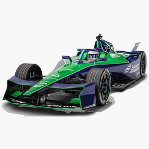 Envision Racing Formula E Team 2025 Gen3 Evo Race Car