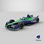 Carro de corrida Envision Racing Formula E Team 2025 Gen3 Evo