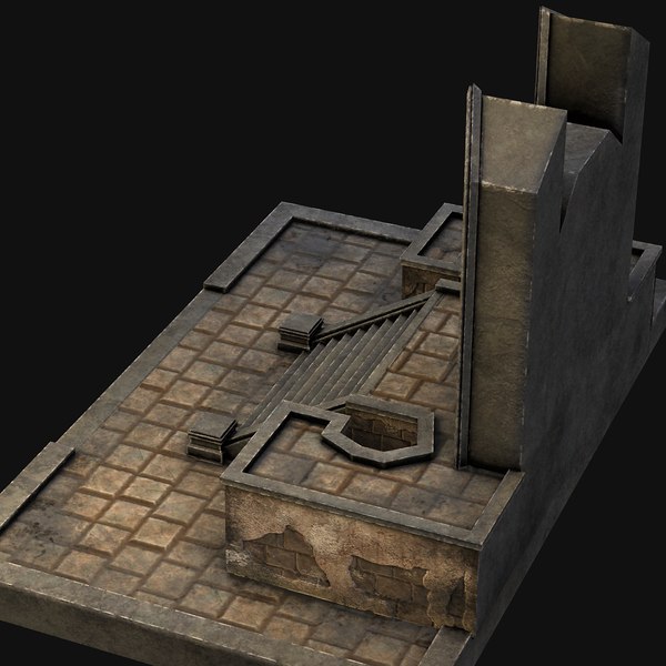 段付き台座3Dモデル - TurboSquid 1234773