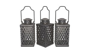 3D Candle Lantern model