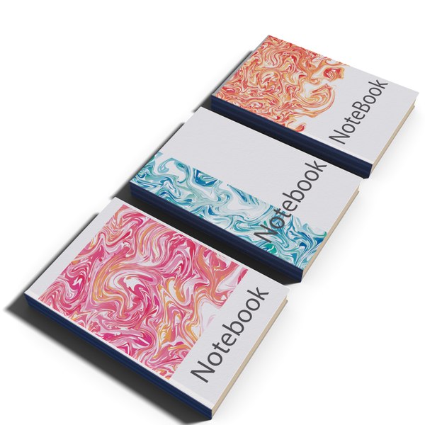 Notebook Sets 3D 모델 - TurboSquid 2089053