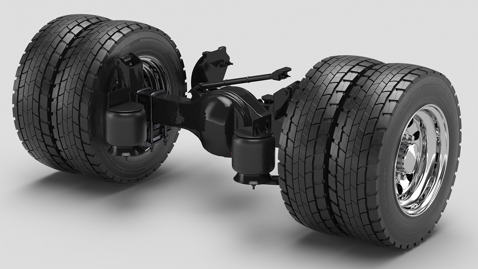 Heavy Duty Truck Rear Axle Model - TurboSquid 1606962