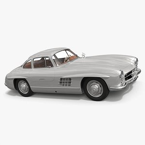 1955 Mercedes Benz 300SL Gullwing 3D