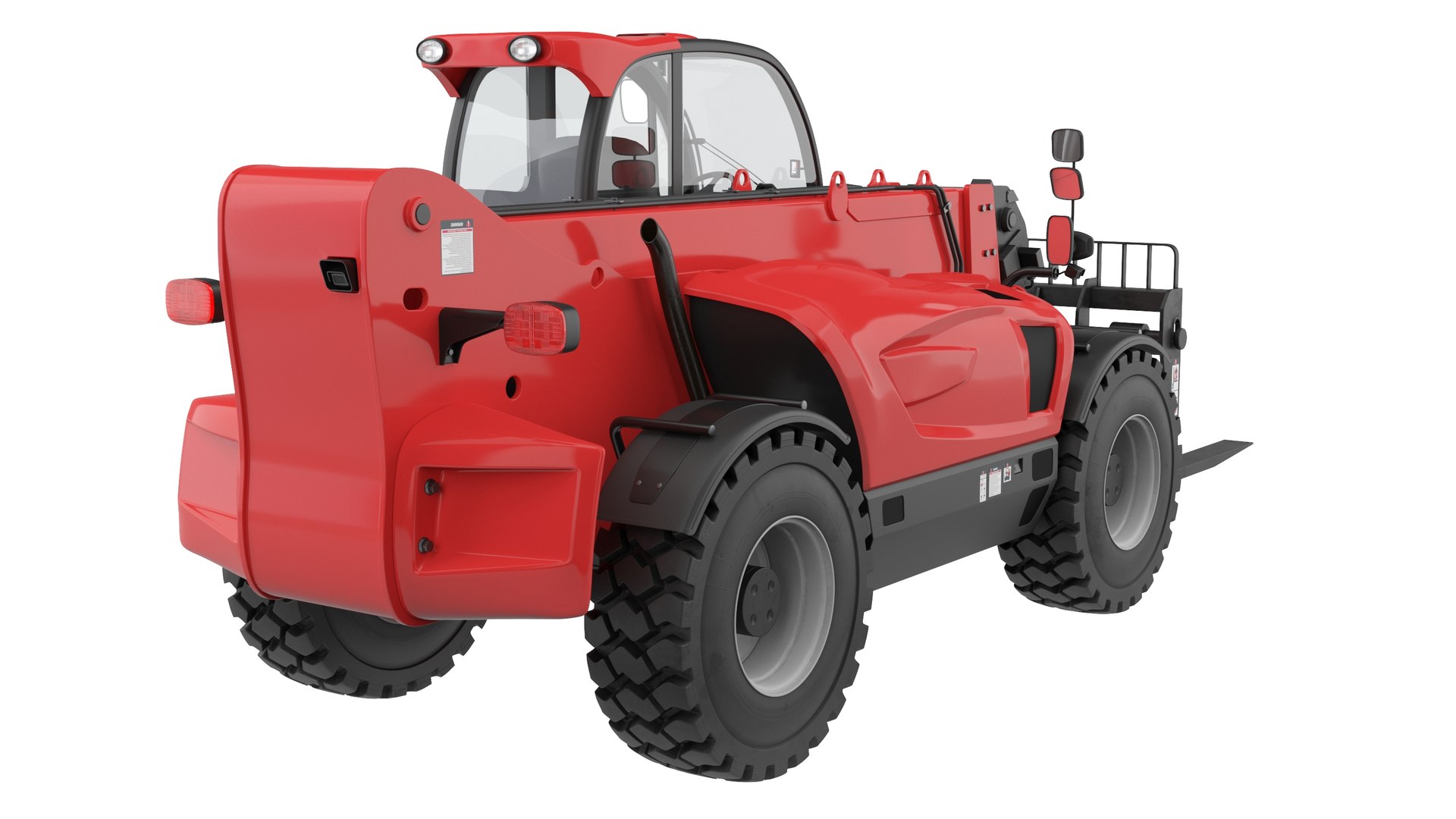 Telescopic Handler Forklift 3D TurboSquid 1965514