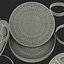Video Film Reel 3D Models Set 2