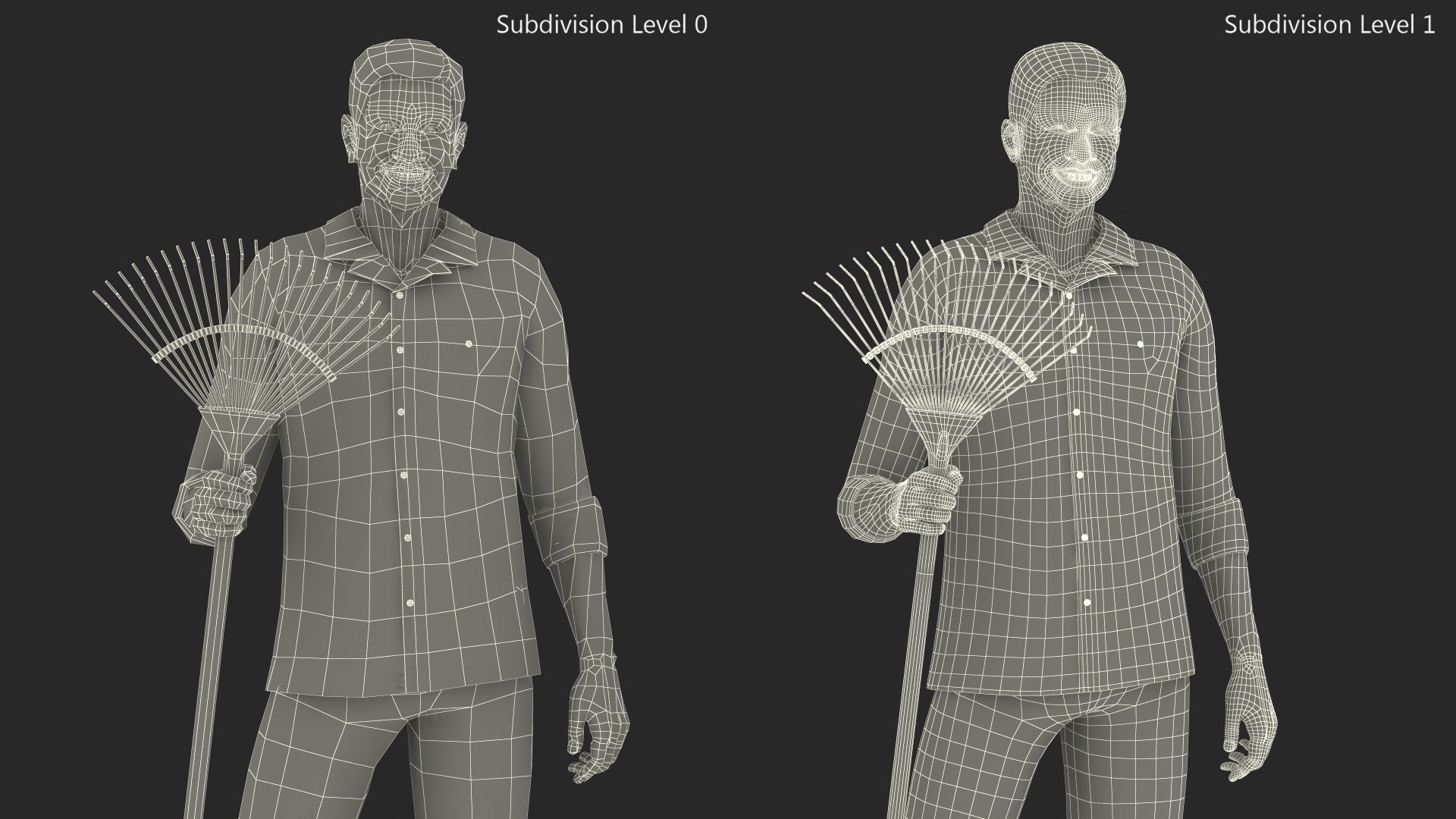 Chinese Grandpa with Rake 3D model https://p.turbosquid.com/ts-thumb/1R/eGZfjT/7D/chinesegrandpawithrake3dsmodel025/jpg/1693972850/1920x1080/fit_q87/7d4c107e0277389177cbba9a9241208ae8e44eb6/chinesegrandpawithrake3dsmodel025.jpg