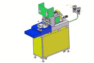 High-Speed 2-Spindle 4-Station Stator Coil  Winding Machine 3D