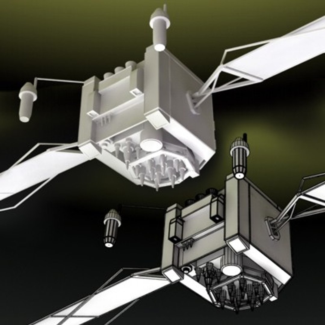 satellite 3d model
