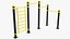 3D Street Workout Equipment Collection V3
