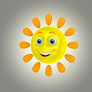 cool cartoon sun max