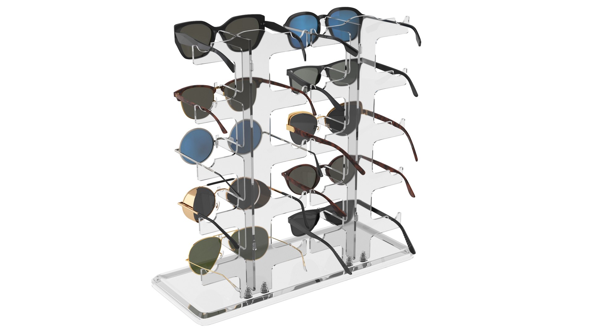 3d Model Glasses Display With Glasses - Turbosquid 1863960