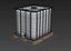 Pallet with container