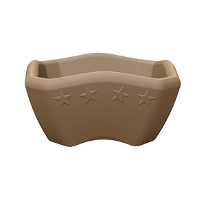 Bonsai Pot Primitive Square