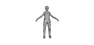 girl 3D model