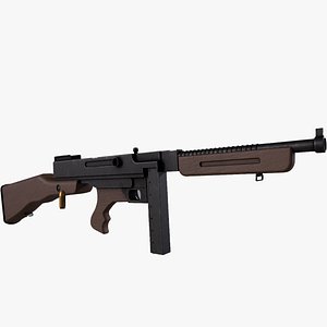 WW2 Machine gun 3D model
