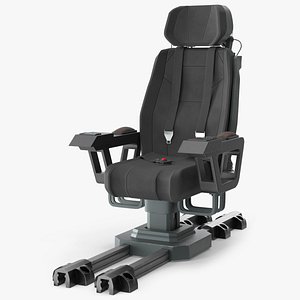 Cockpit Control Armchair On Rails Black model