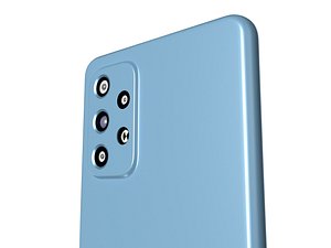 3D model samsung galaxy a52 smartphone