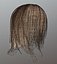 女性头发lowpoly 3种颜色