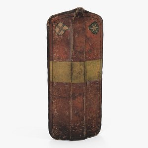 Pavise Italian Medieval Shield 3D Model
