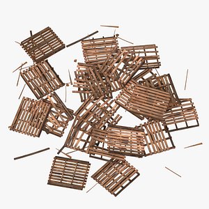 Wood Pallet Pile Small Medium and Large
