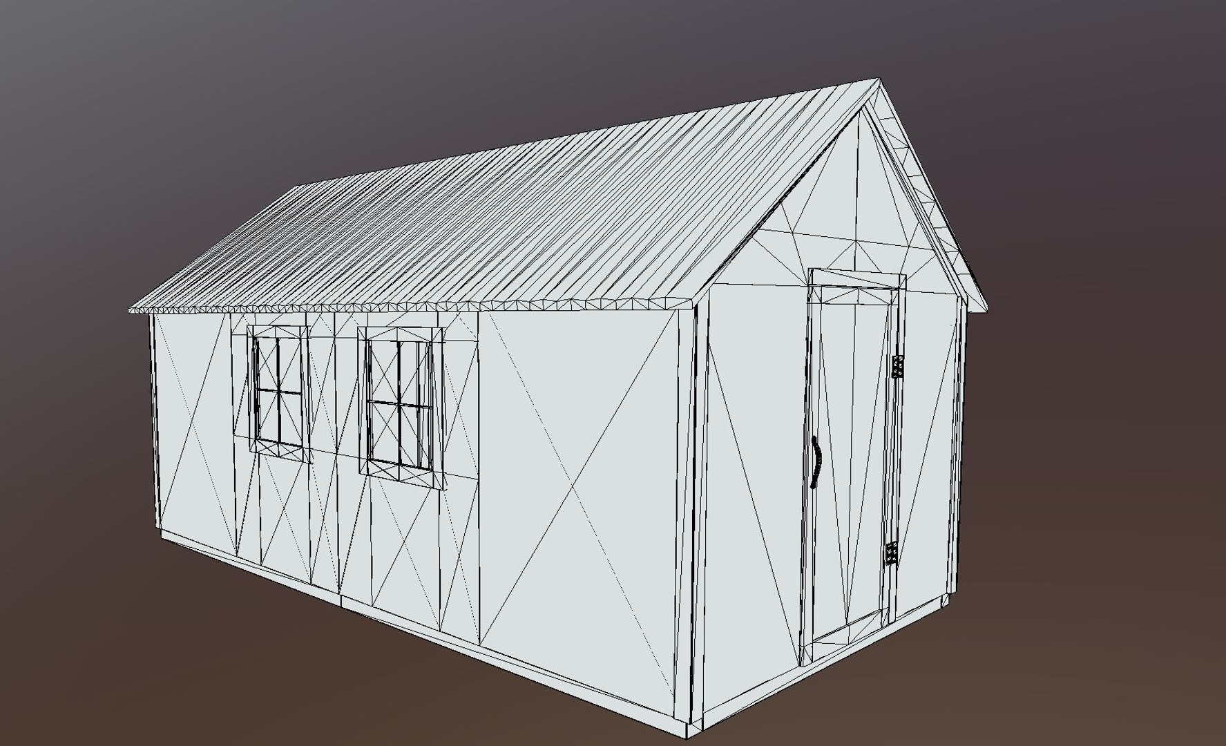 Modular Shed 3D Model - TurboSquid 1451975