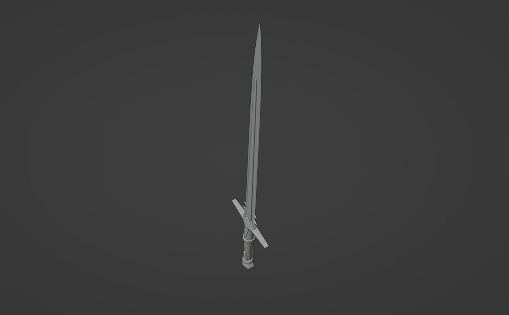 High Res Dark Sword 3D Model - TurboSquid 1970961