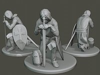 Knight Templar praying T1