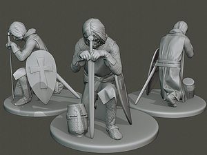 Knight Templar praying T1
