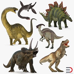 Rigged Dinosaurs Collection