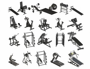 Gym Equipment Collection Fitness Equipment Collection