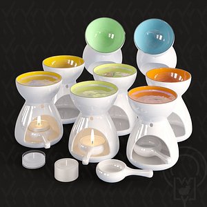 Aroma Oil Burner Accent Colour
