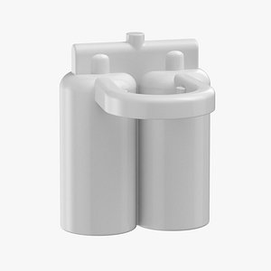 3D lego astronaut oxygen tank model