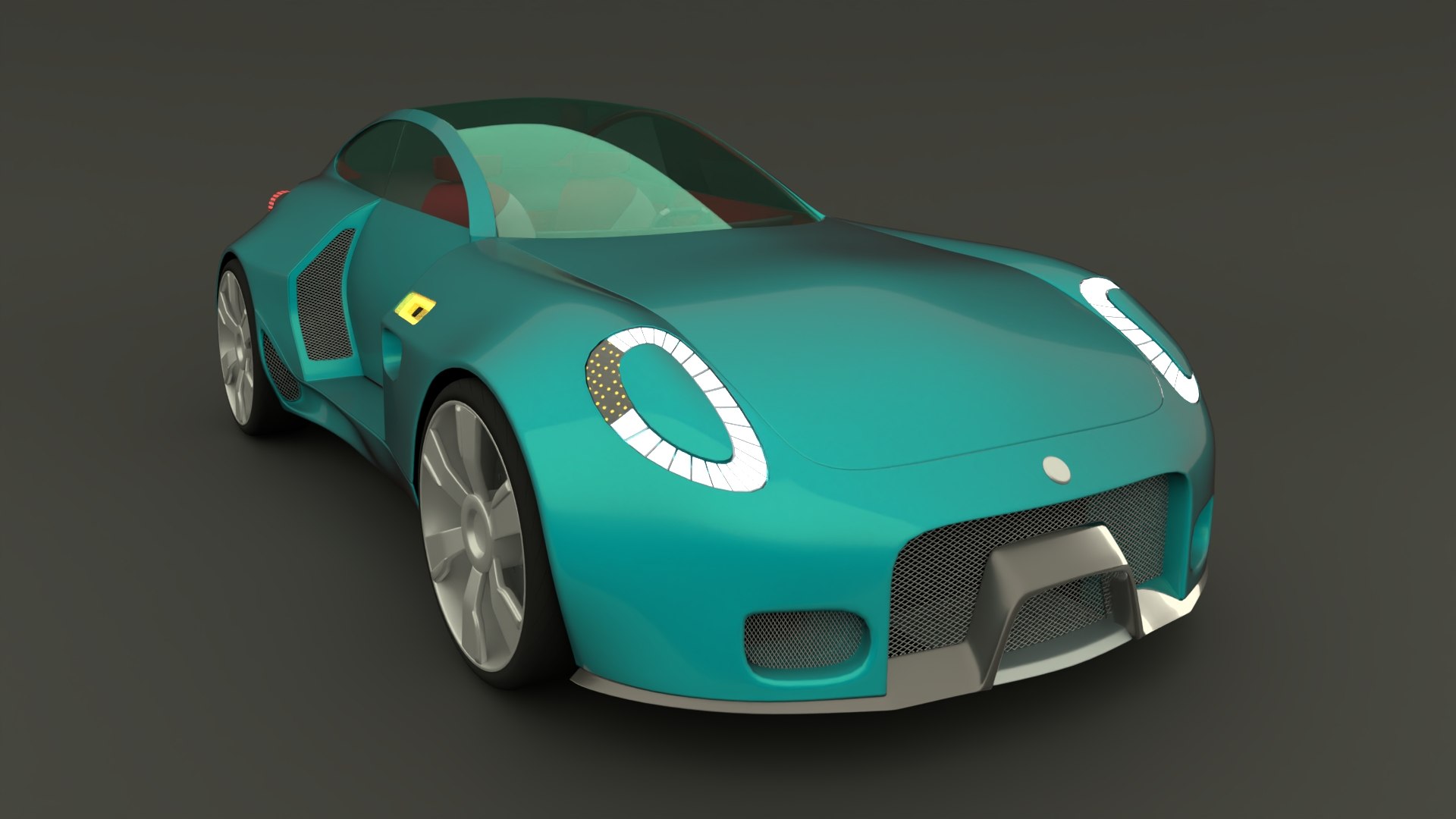 Concept Styled Coupe 1 Interior Version 3D Model - TurboSquid 2640220