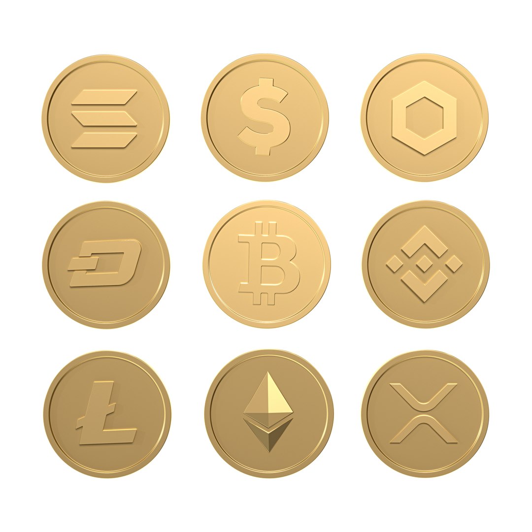 3D Crypto Coins 3d Models - TurboSquid 1863341