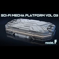 Sci-Fi Mecha Platform Kit Vol 03 Model-F