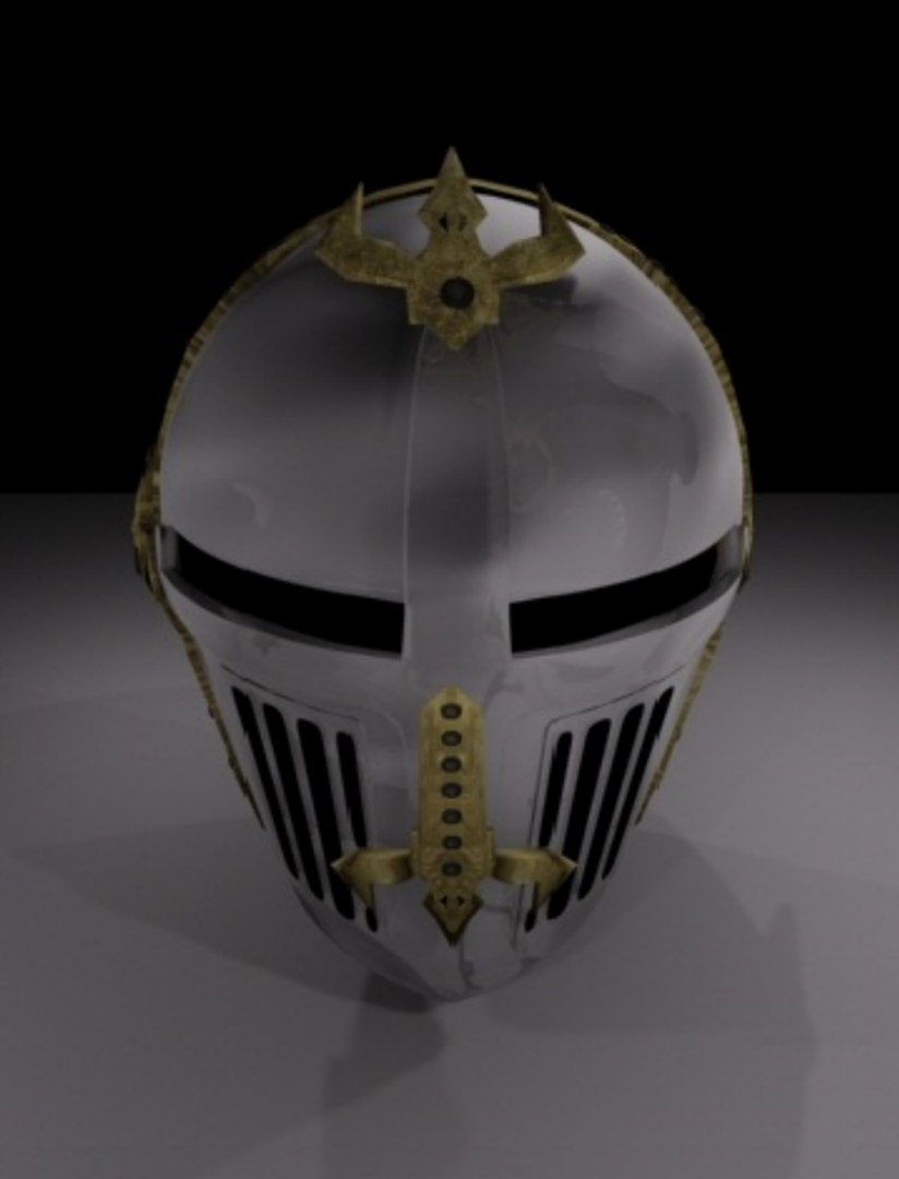 Free Knight S Helmet 3d Model