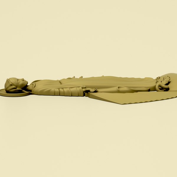 3d virgin mary model
