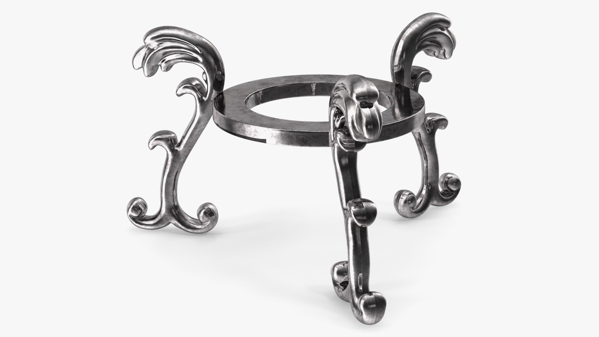 Silver Souvenir Stand 3D model preview