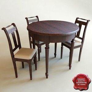 Round Dinner Table and chairs