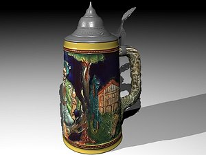 3d model beer mug
