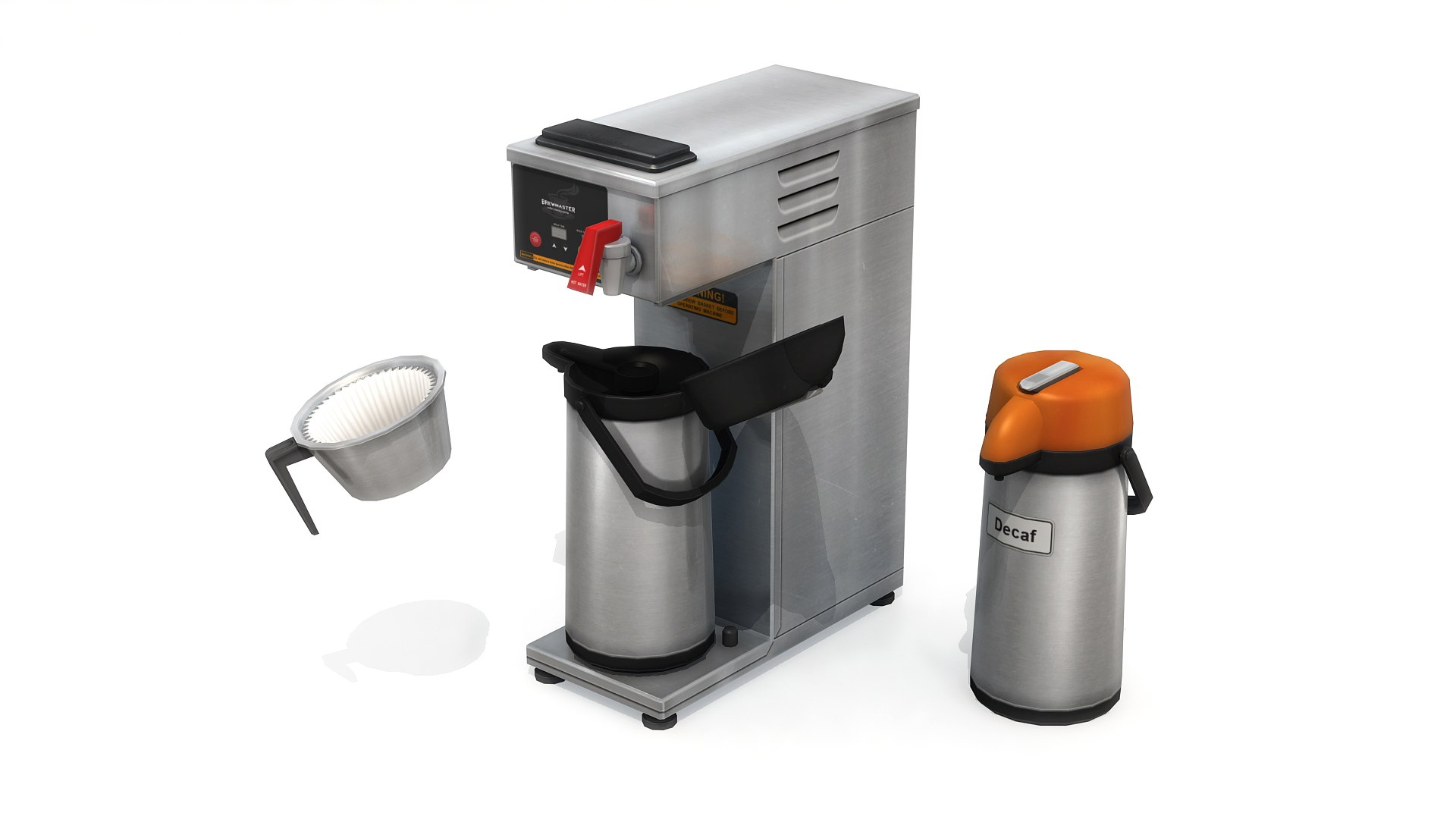 3D commercial coffee pot warmer model - TurboSquid 1538248