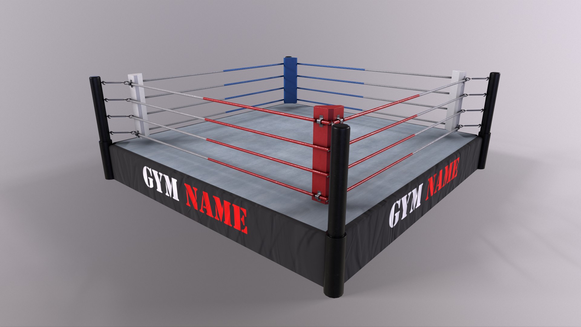 3D PBR Boxing Ring - Type A - TurboSquid 1808695