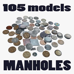 manholes 105 3d model