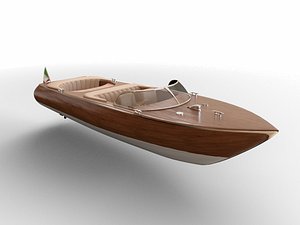 3D luxury boat model