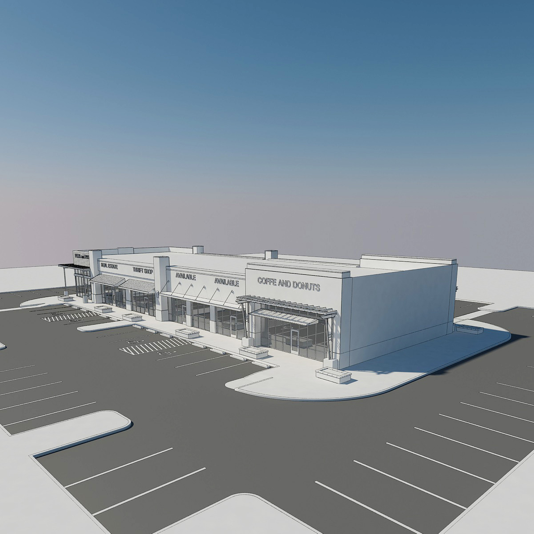 3d 3dmodel retail modern