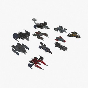 3D Spaceship Collection
