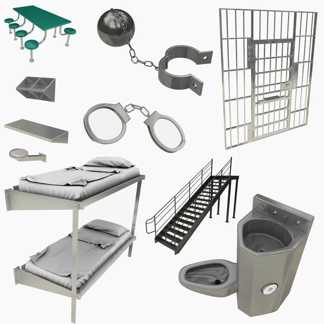 3D prison equipment model https://p.turbosquid.com/ts-thumb/1T/4Nuflz/YrFWaJUQ/collection/jpg/1549909652/1920x1080/fit_q87/44d24ae8b475ddec46b54c2eecfdc2691fecafa2/collection.jpg