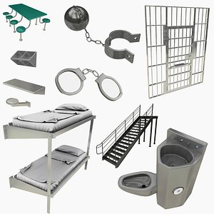 3D prison equipment model