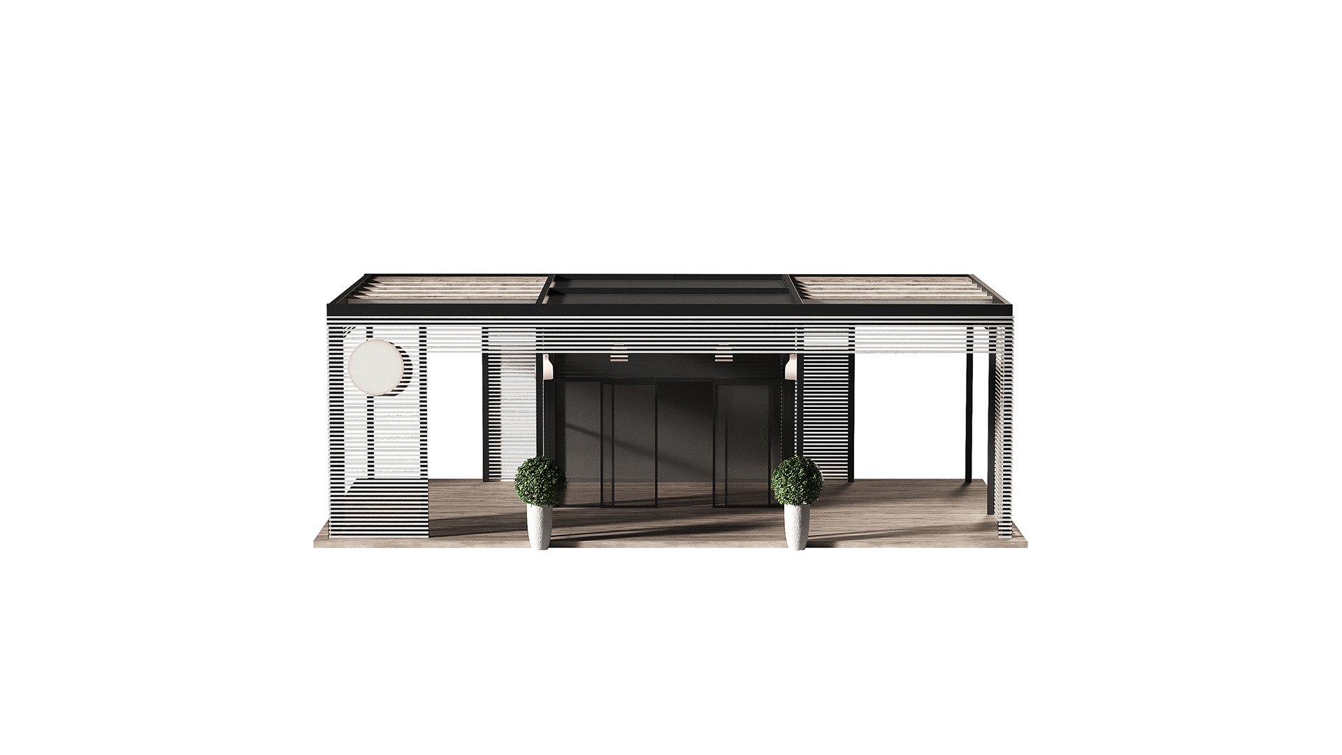Veranda With A Fabric Canopy Summer Cafe 3D Model - TurboSquid 2251505
